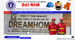 Desktop Screenshot of antoanlaodongdainam.com