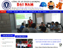 Tablet Screenshot of antoanlaodongdainam.com